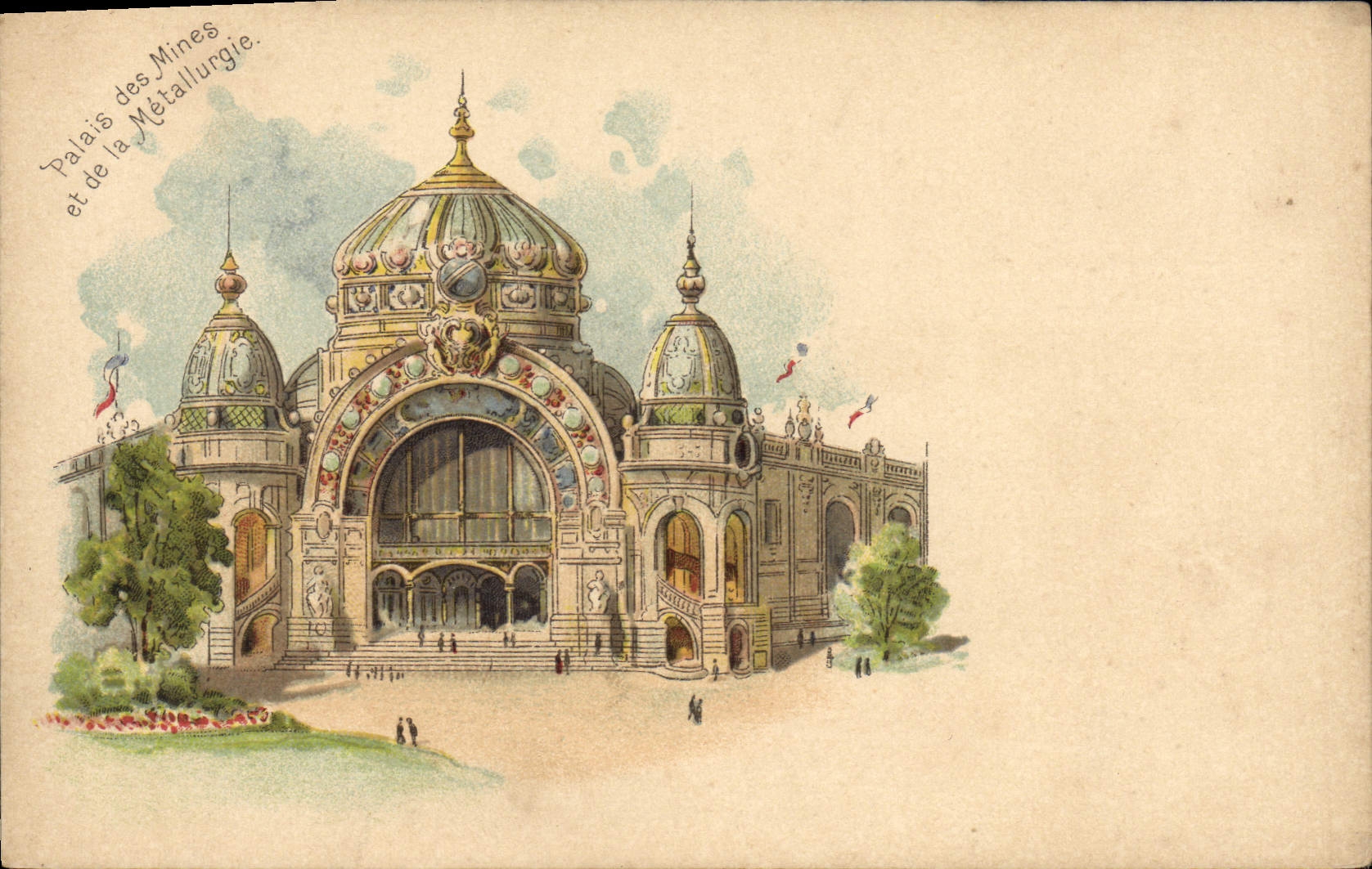 CPA Palais Des Mines Et De La Metallurgie Paris