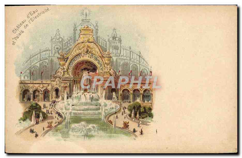 Château d'Électricité et Palais d'Électricité — Exposition universelle de 1889 — Éditeur non identifié