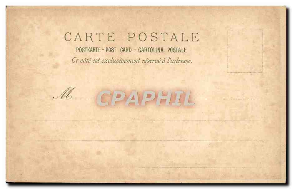 Palais des Forêts, Chasse et Pêche — Exposition universelle de 1889 — Éditeur CPAPHIL, n° de série non visible — Verso