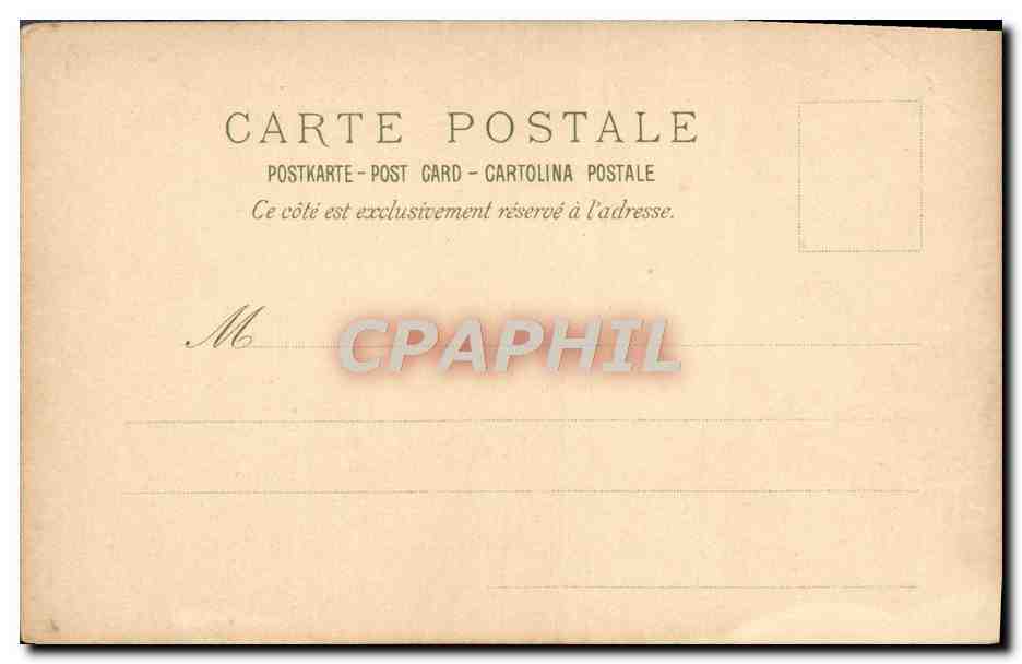 CPA Petit Palais Arts Paris  — Rückseite