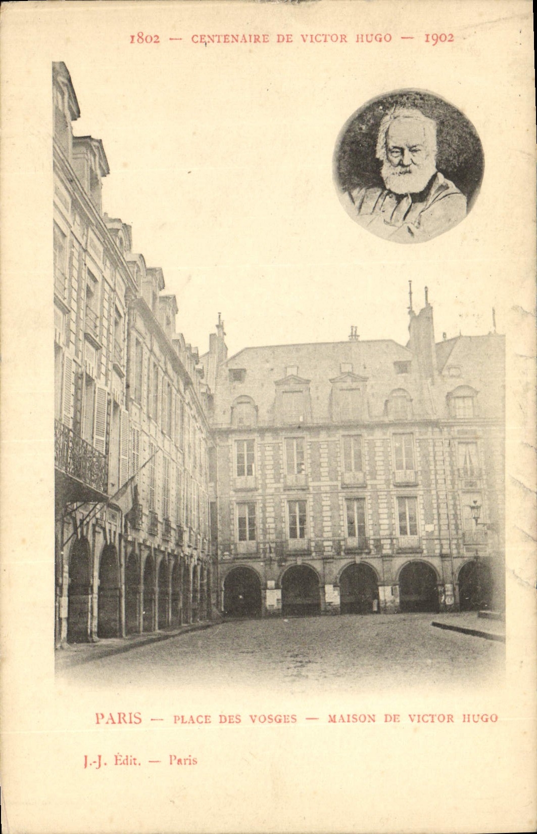 CPA Paris Place Des Vosges Maison De Victor Hugo