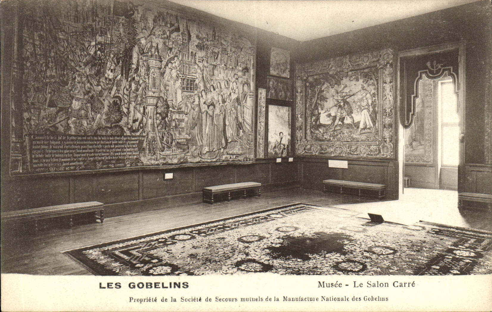 CPA Les Gobelins Musee Le Salon Carre Paris 