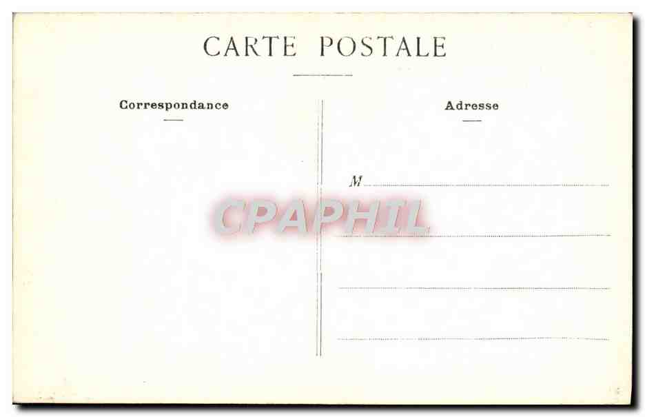 CPA Les Gobelins Cour d'Antin Statue De Colbert Ecole De Dessin Musee Paris — Rückseite