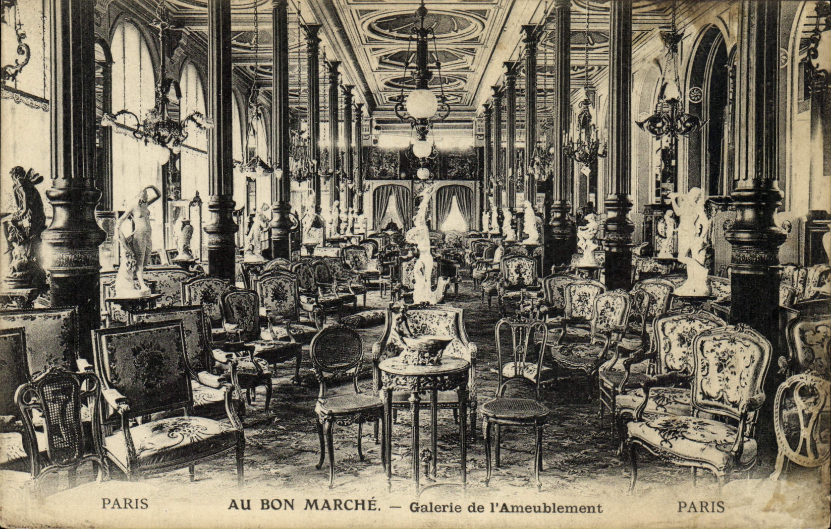 CPA Paris Au Bon Marche Galerie De l'Ameublement