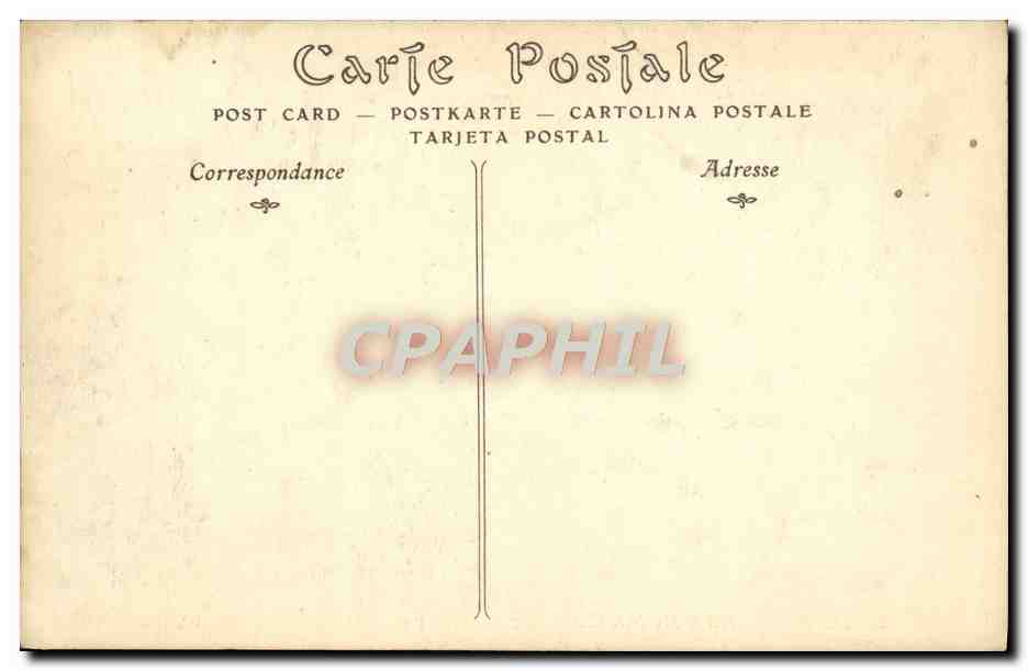 CPA Paris Au Bon Marche Galerie De l'Ameublement — Rückseite