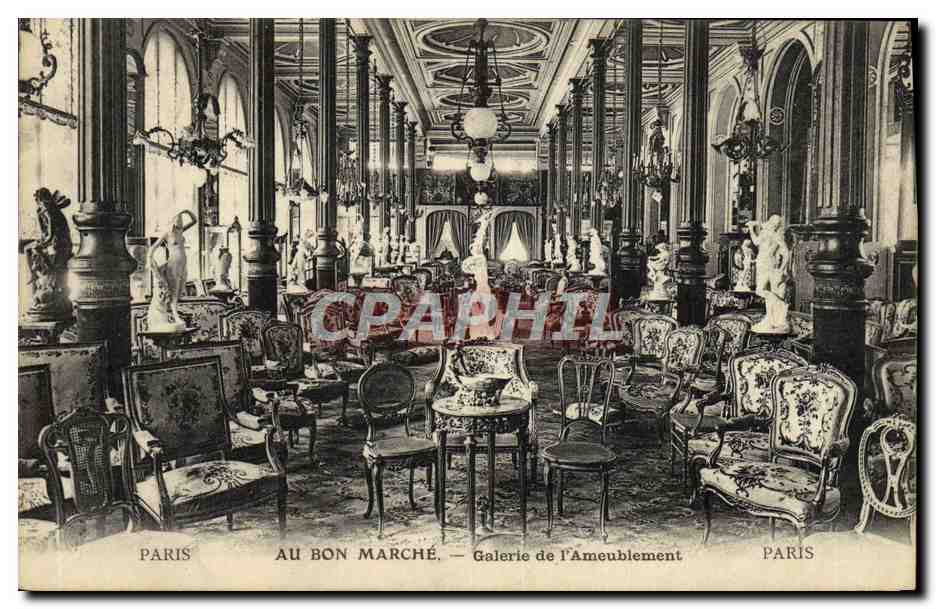 CPA Paris Au Bon Marche Galerie De l'Ameublement