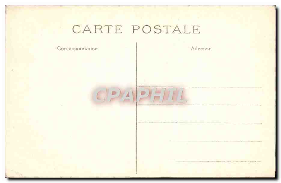 CPA Paris Hotel Lutetia — Rückseite