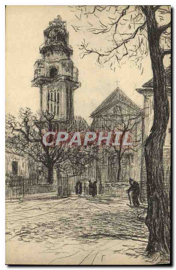 CPA Paris Montmartre La vieille eglise