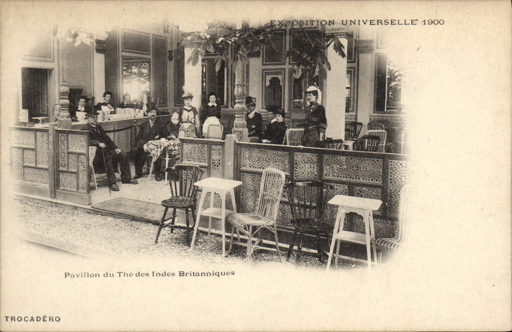 Pavillon du Thé des Indes Britanniques — Exposition Universelle 1900 — Trocadéro