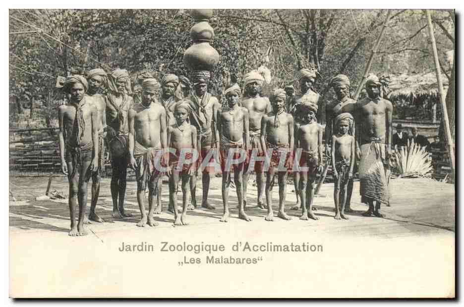 CPA Jardin Zoologique D'Acclimatation Les Malabares