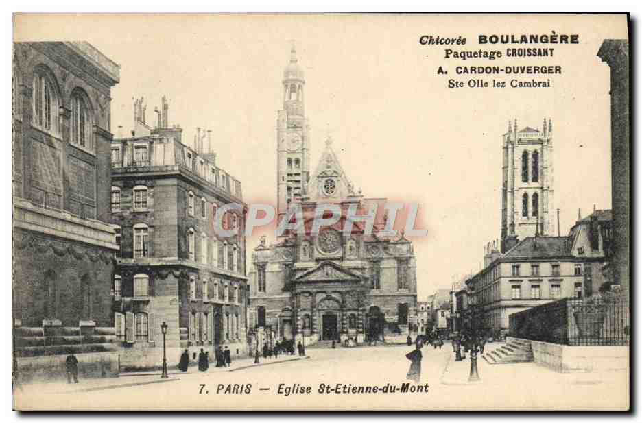 CPA Paris Eglise St Etienne Du Mont