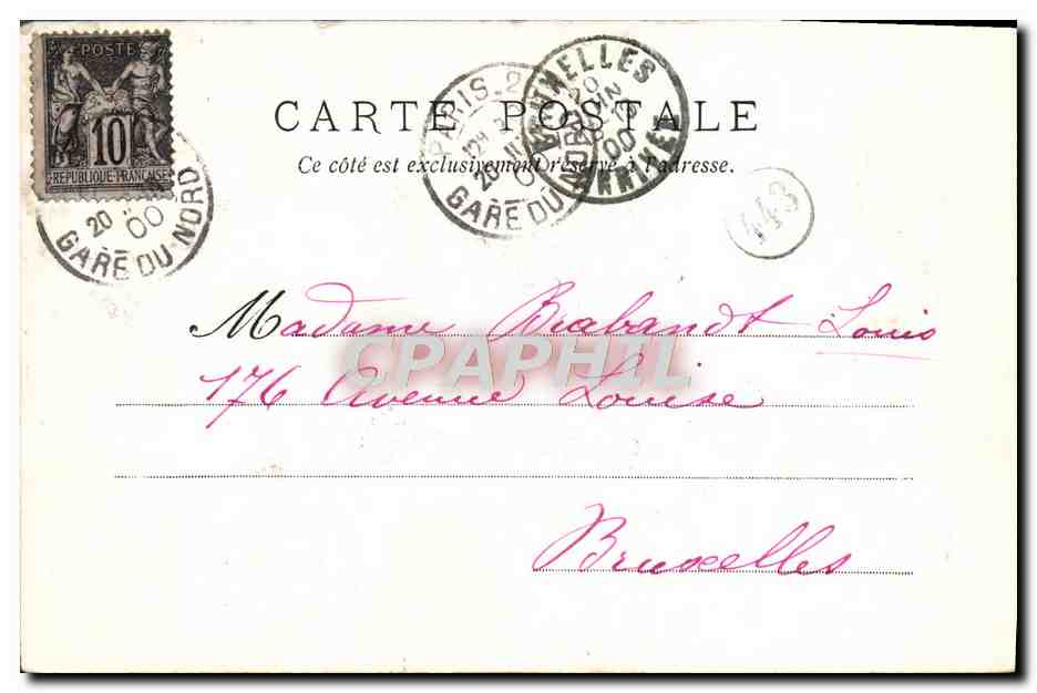 CPA La Clou Reve De l'Exposition De 1900 Paris — Rückseite