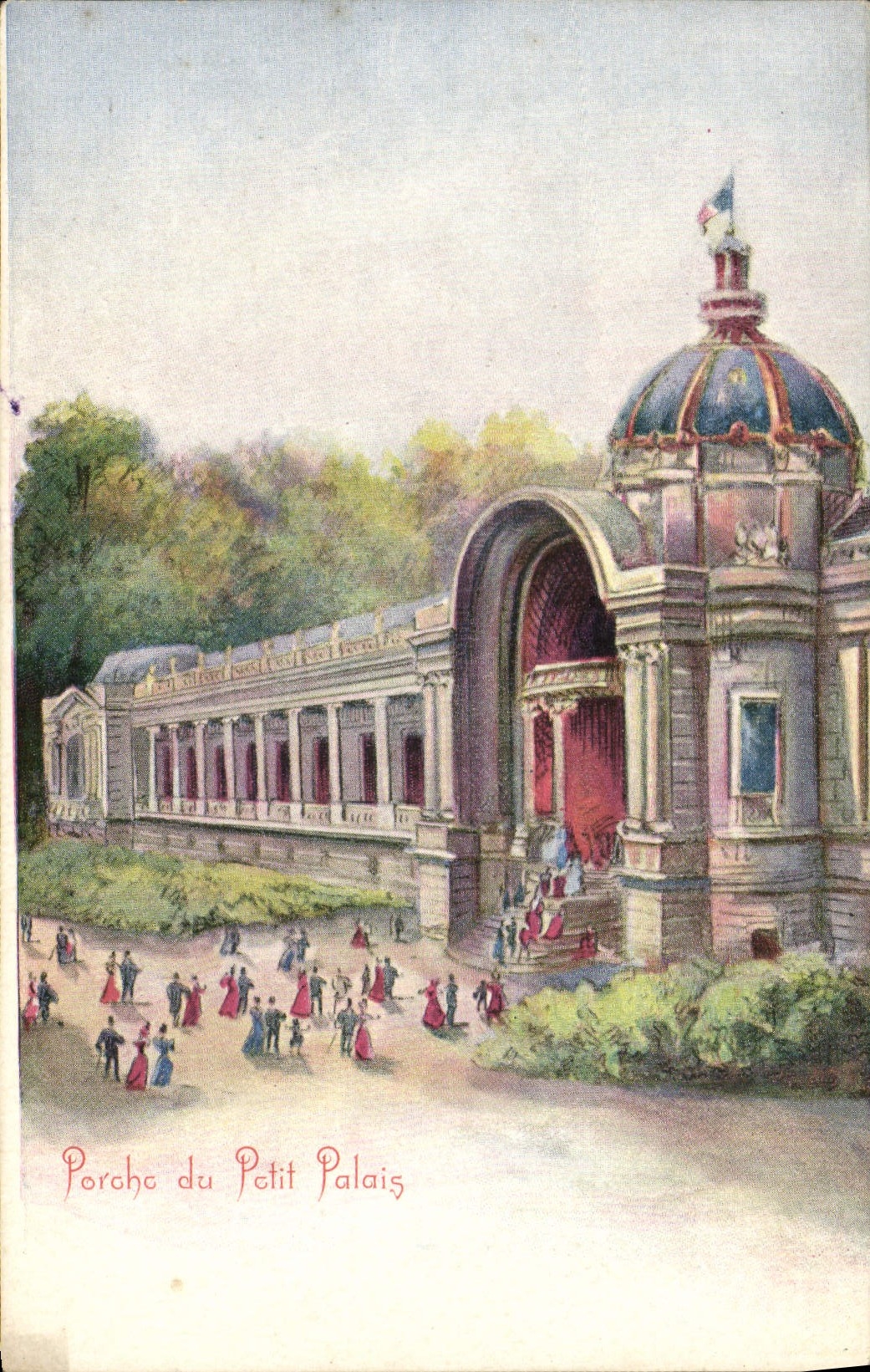 CPA Porche Du Petit Palais Paris 