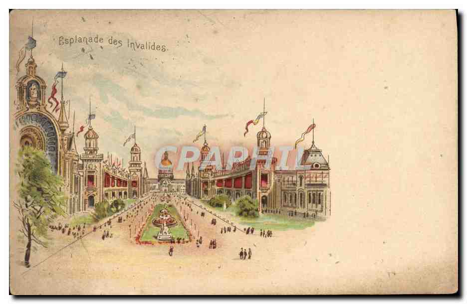 CPA Esplanade Des Invalides Paris 