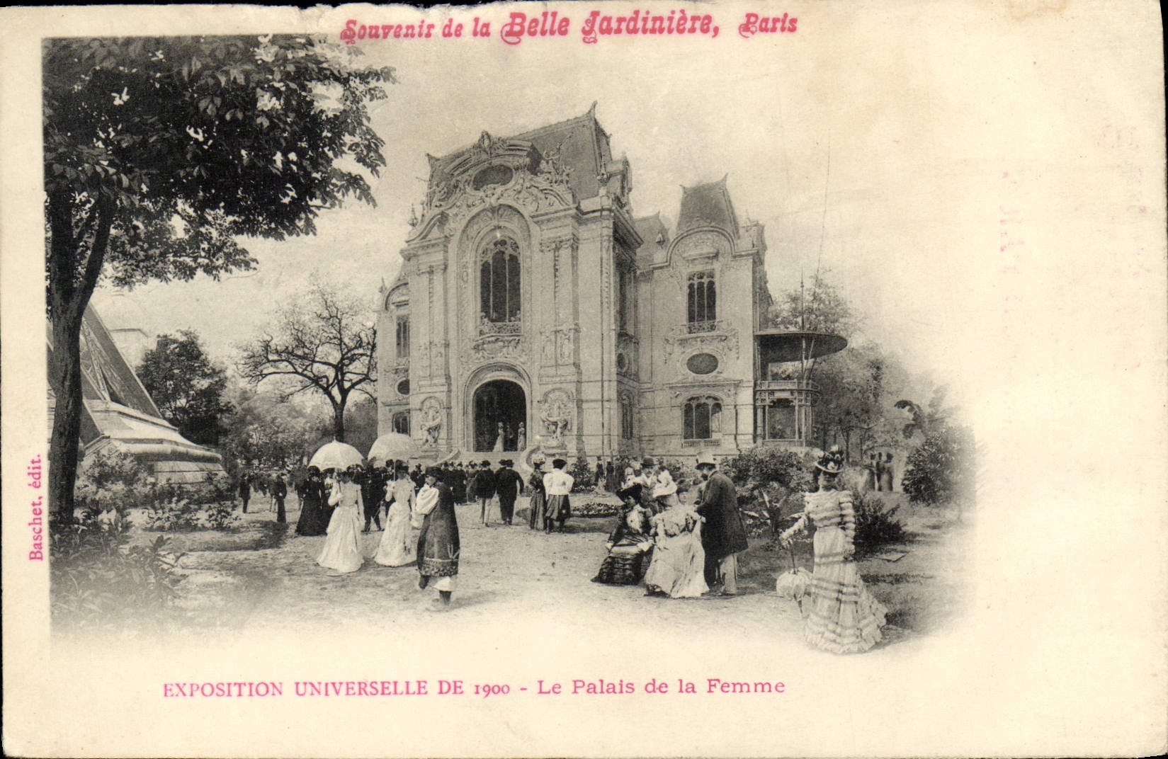 CPA Souvenir De La Belle Jardiniere Paris Exposition Universelle De Le Palais De La France