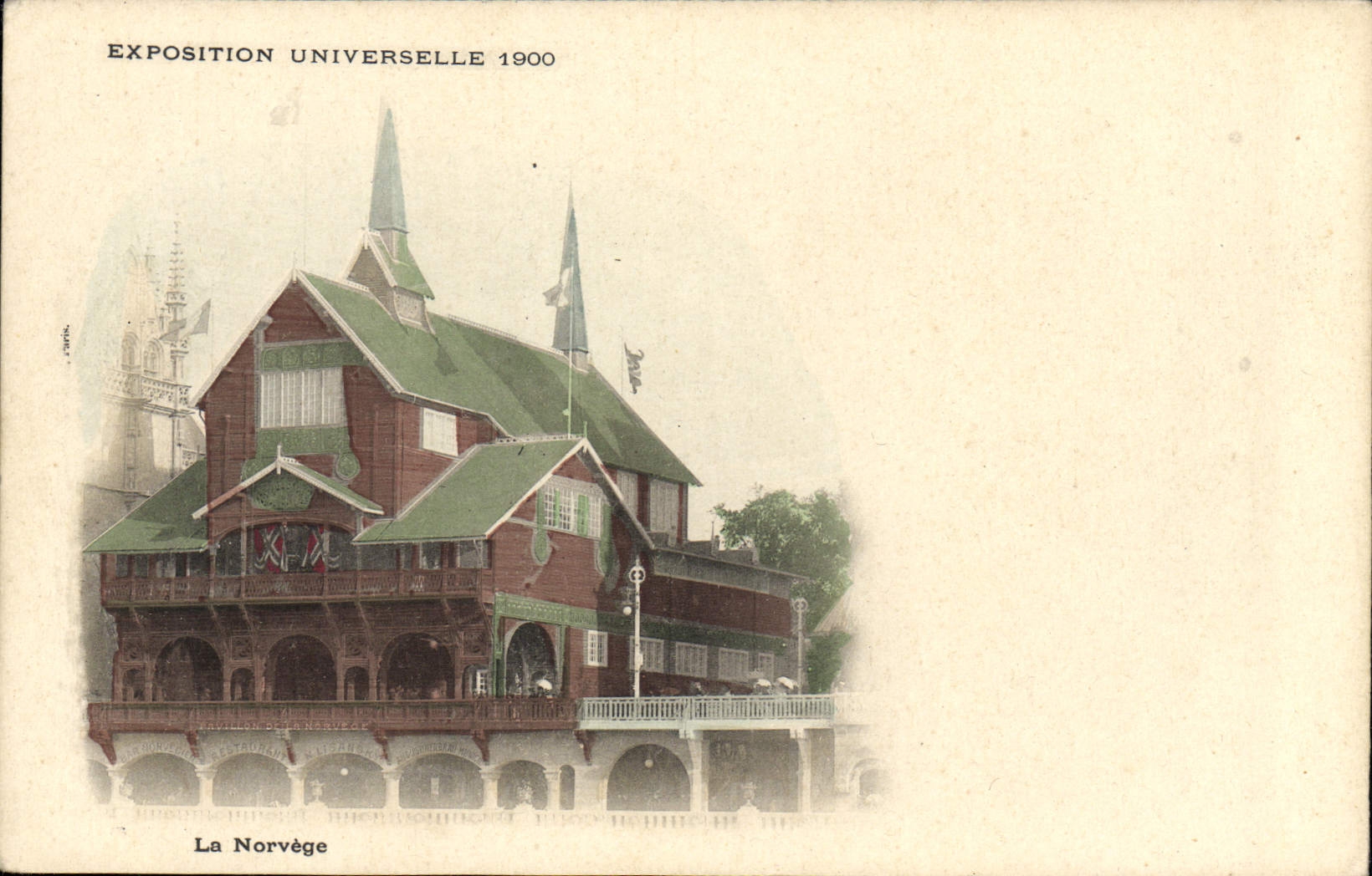 CPA Exposition Universelle La Norvege