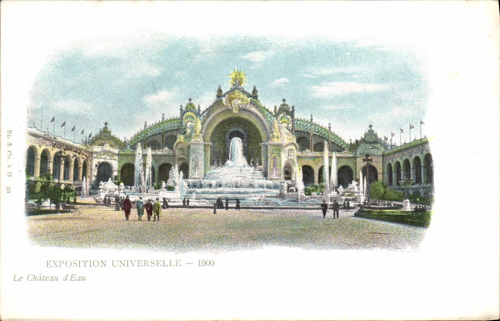 CPA Exposition Universelle 1900 paris Le Chateau D'Eau