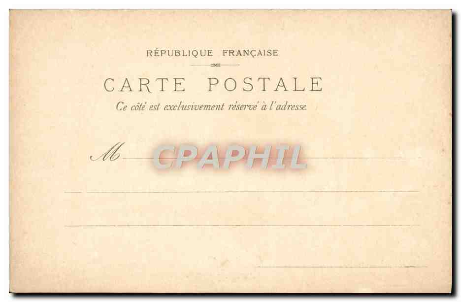 CPA Exposition Universelle 1900 paris Le Chateau D'Eau — Rückseite