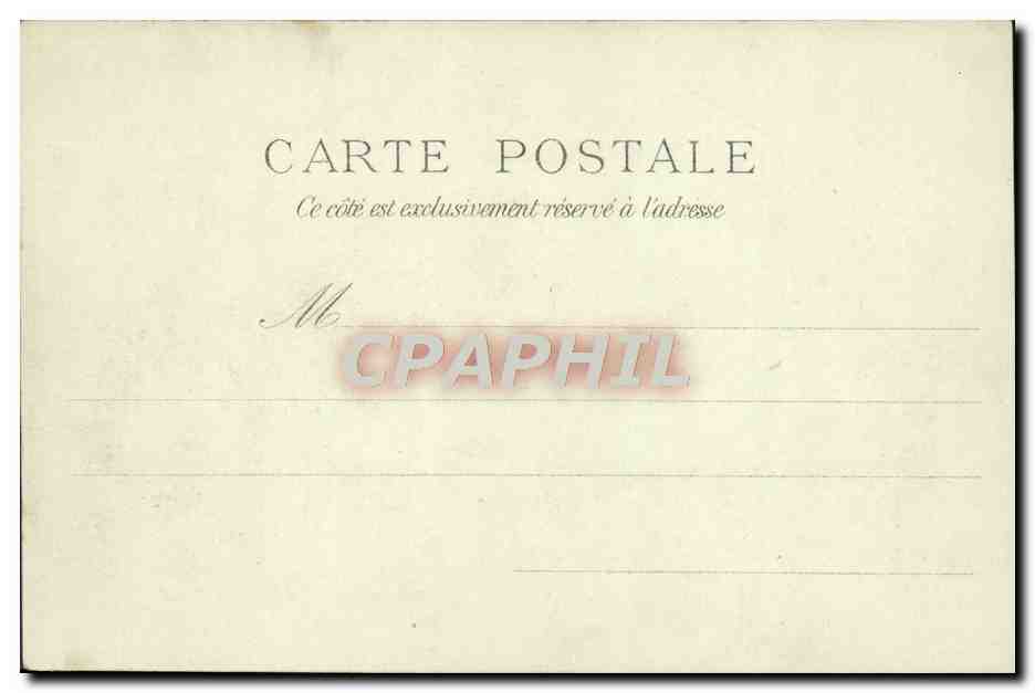 El Castillo de Agua — Exposición Universal 1900 — Bibliotype E. Le Detry, 78, rue Chambre, París — Reverso