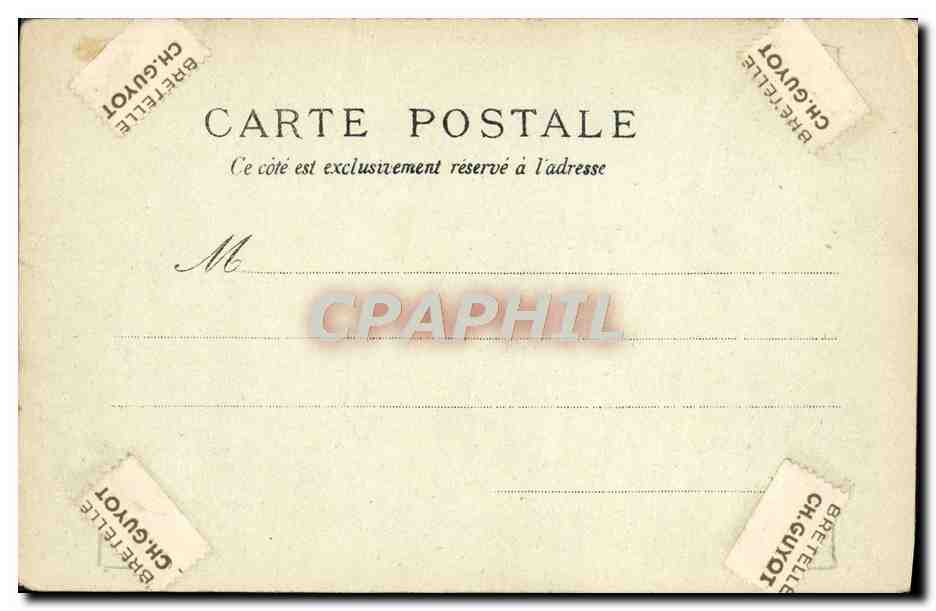 Antike Ansichtskarte Weltausstellung Nationale Industrien Paris 1900 — Rückseite