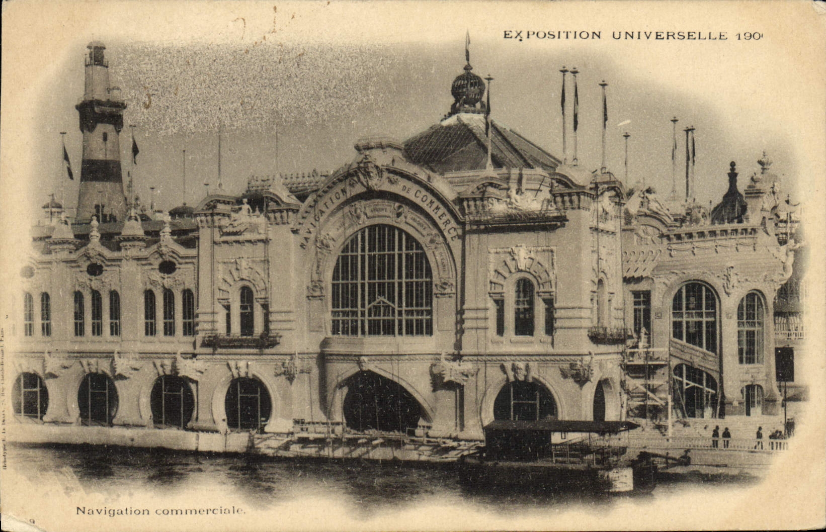Exposition Universelle 1900 — Pavillon de la Navigation commerciale — Éditeur : Hachette & Cie, Paris
