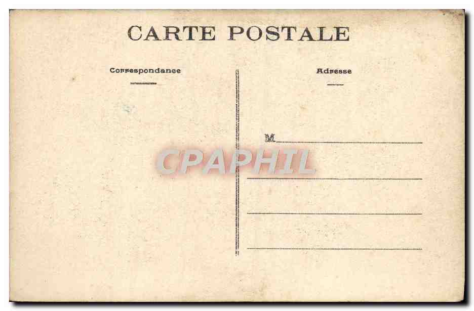CPA Amities De Paris Hotel de ville — Back