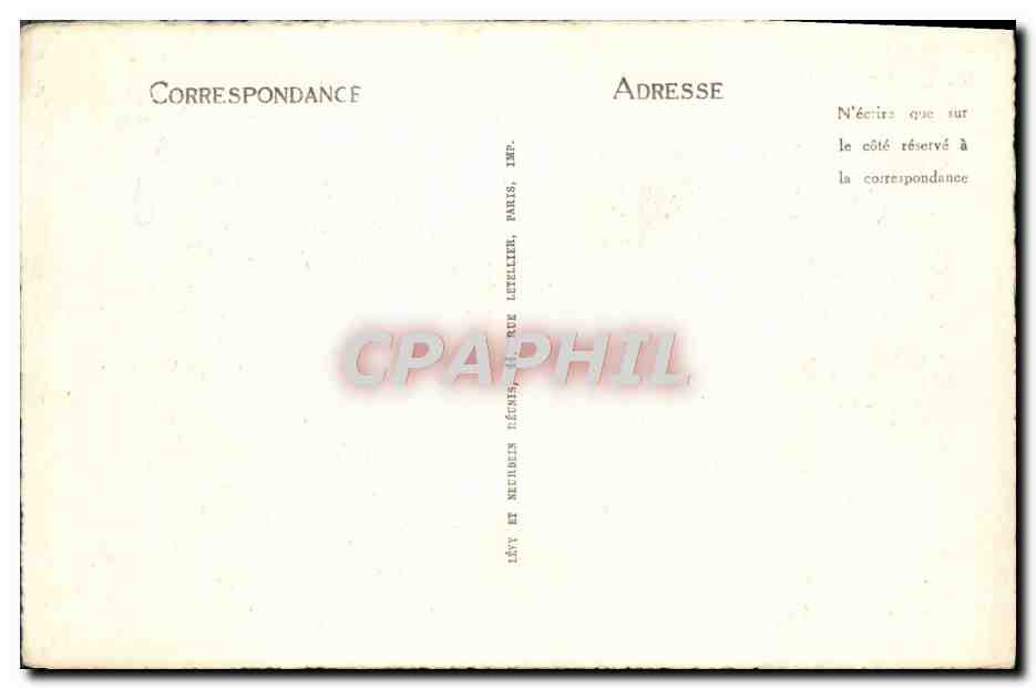 CPA Ancien Paris Le Boulevard Des Italiens Vers L'Opera Comique Le cafe du Grand Ballon et le Cafe Anglais  — Rückseite