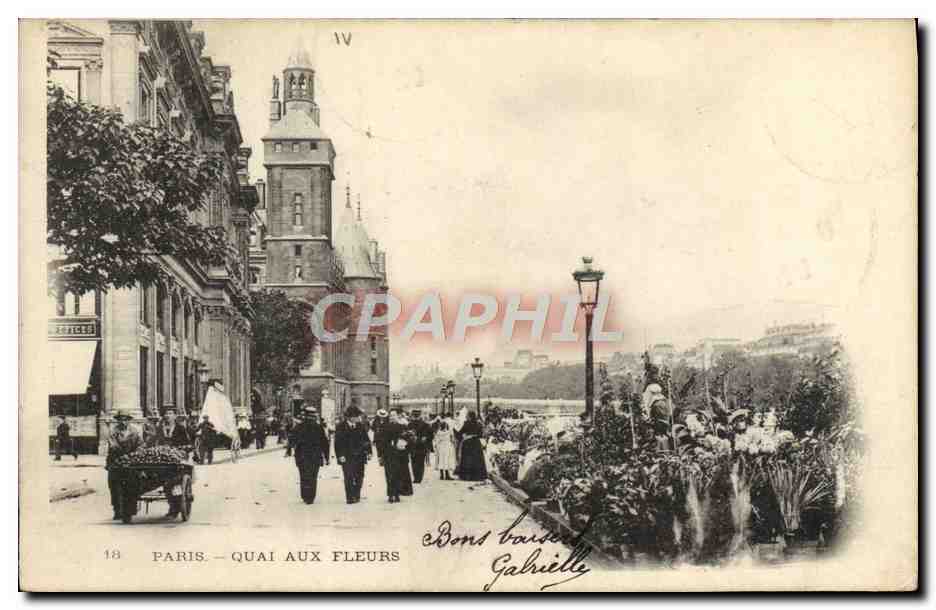 CPA Paris Quai Aux Fleurs