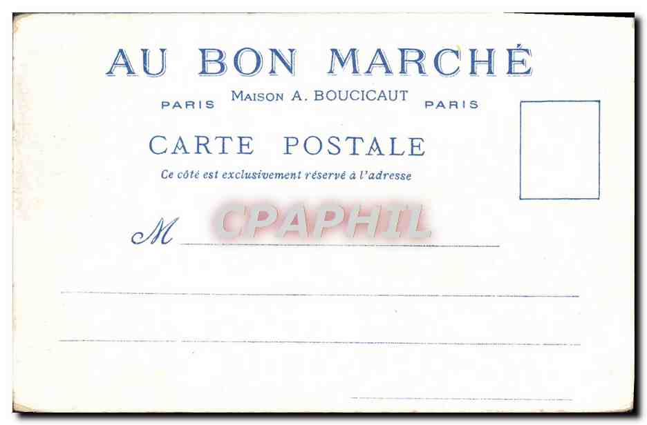 CPA Le Vieux Paris Grands Degres De La Ste Chapelle Au Bon Marche  — Verso