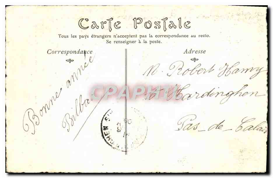 CPA Ancien Paris Ancien Hotel De La Tremouille Rue Des Bourdonnais vers 1840 — Rückseite