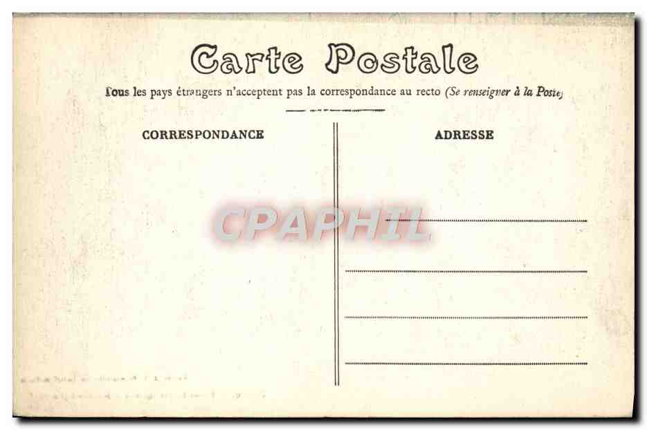 CPA Paris Ecole Edgar Quinet Bibliotheque — Rückseite