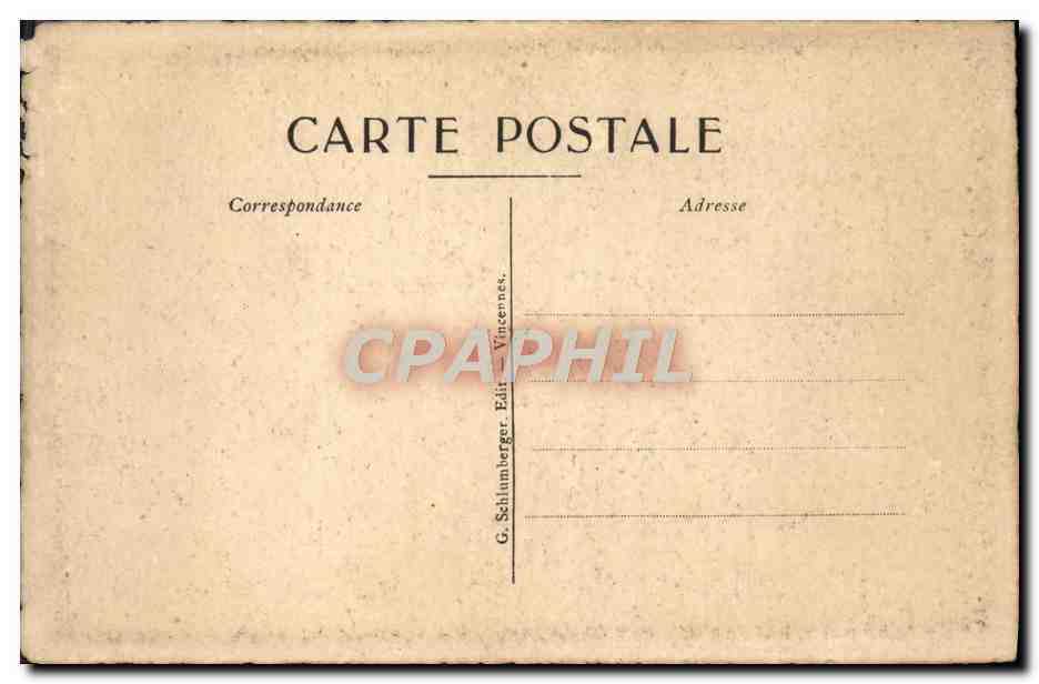 CPA Paris Le Barrage De La Monnaie — Rückseite