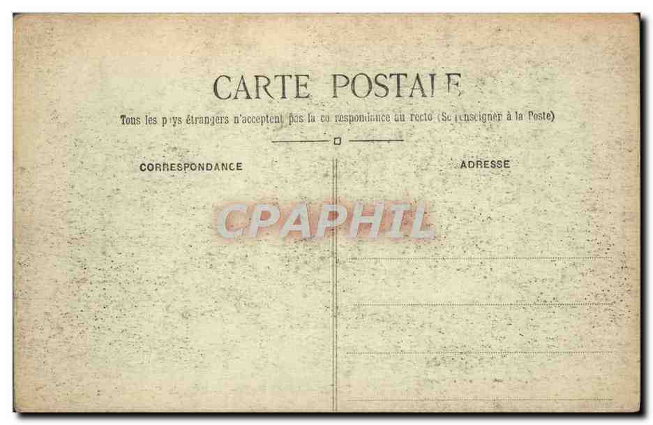 CPA Paris Lycee Buffon Salle De Gymnastique — Rückseite