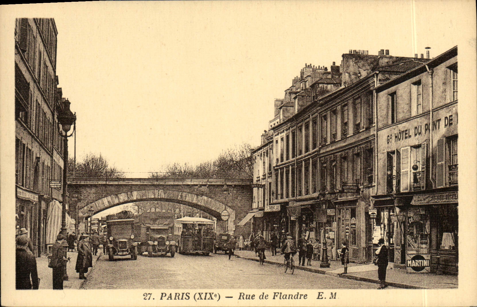 CPA Paris Rue De Flandre