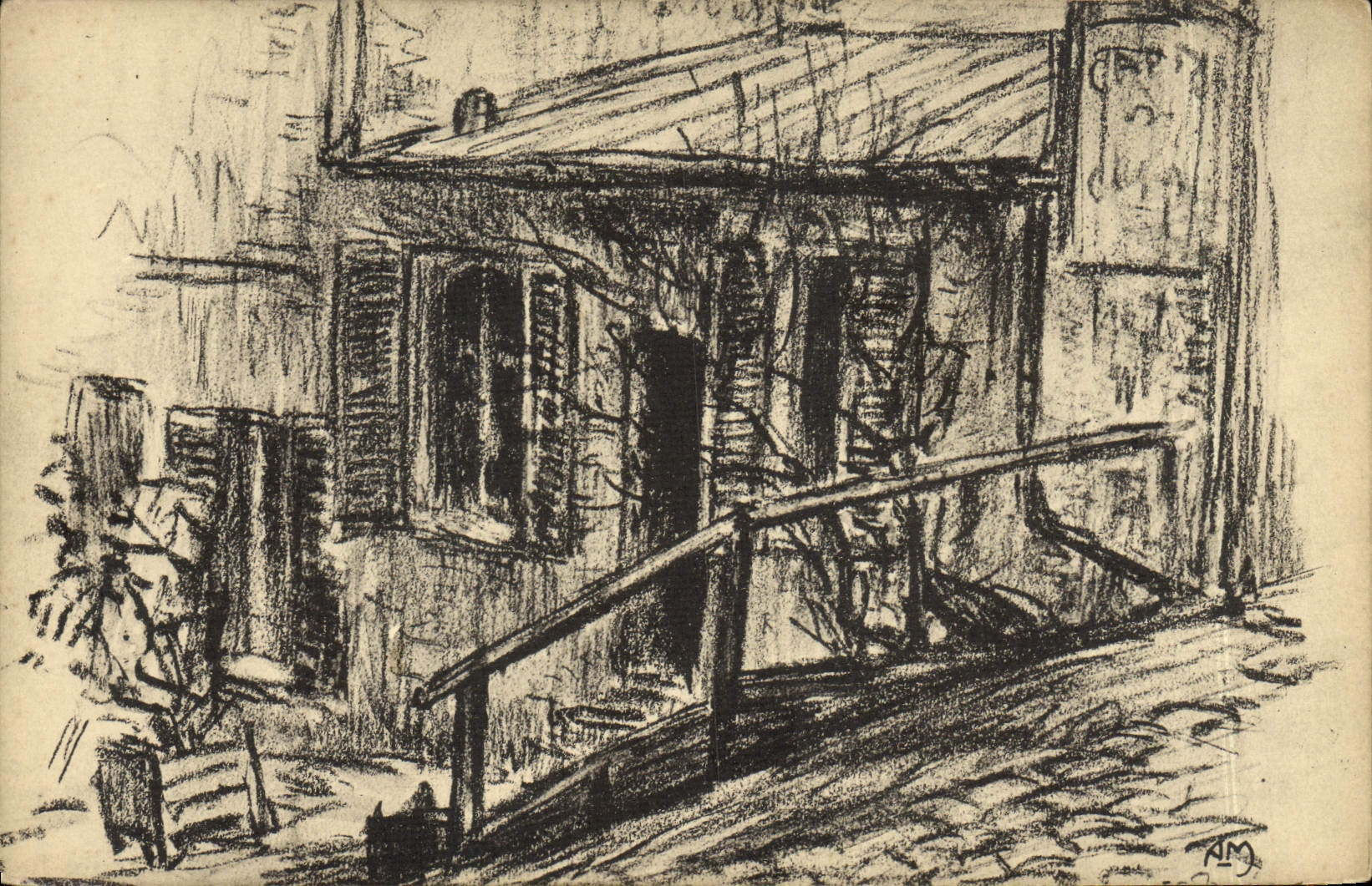 CPA Montmartre Le Cabaret Du Lapin Agile