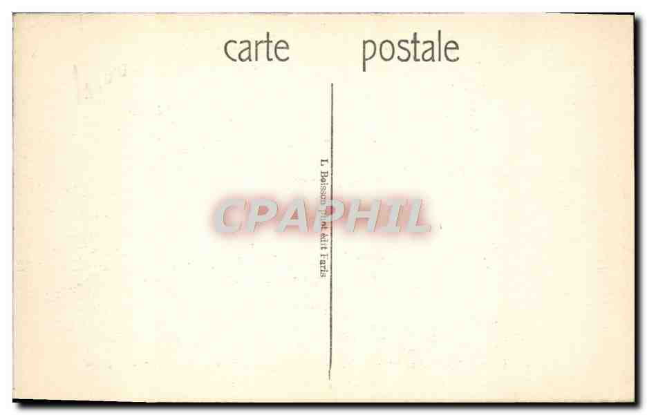 CPA Paris Montmartre Vue de l'Abbaye Et Du Prieure De Montmartre — Rückseite