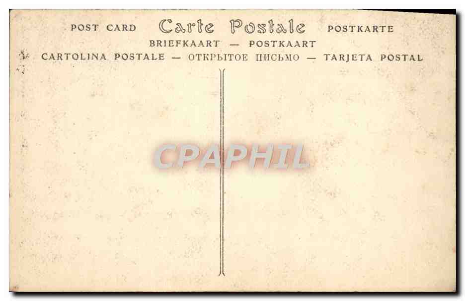 CPA Paris Notre Dame Abside Cote Nord — Verso