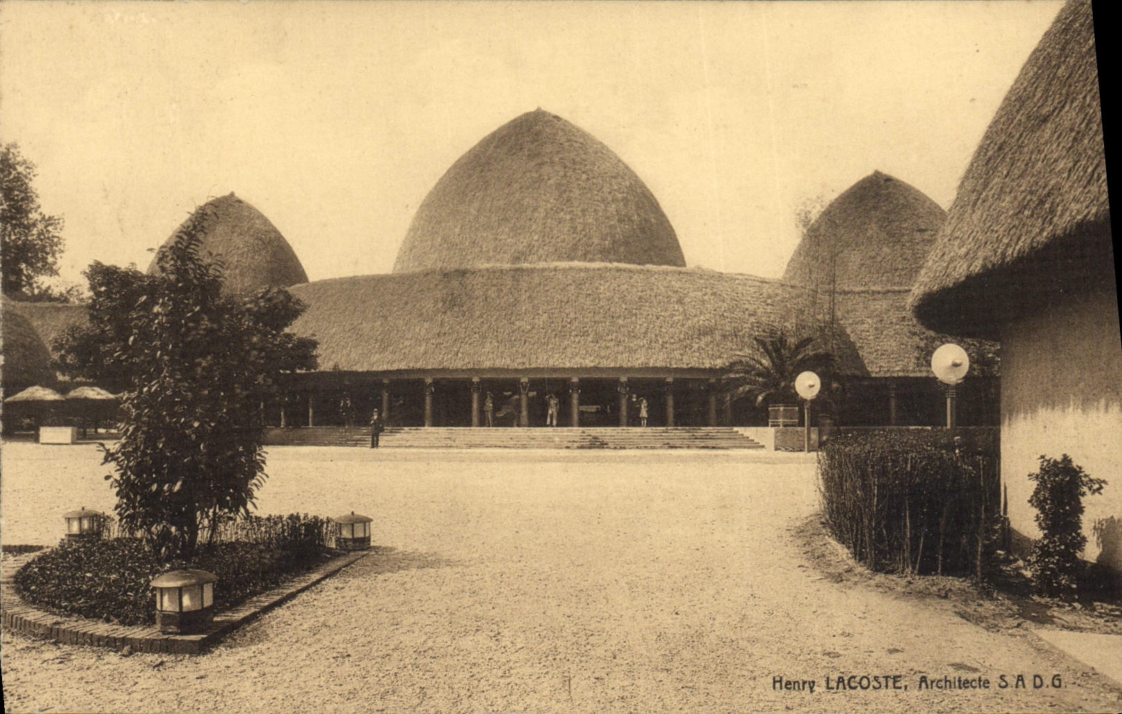 Pavillon d'honneur du Congo Belge — Exposition Coloniale de Paris 1931 — Henry LACOSTE, Architecte S.A.D.G.