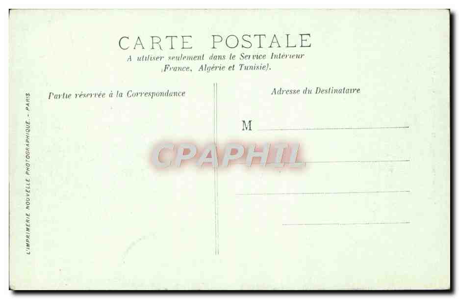 CPA Paris Rue Des Francs Bourgeois — Rückseite