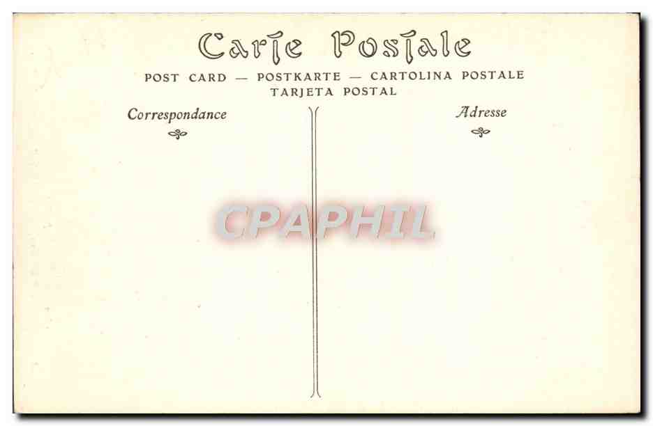 CPA Paris ancine Hotel Bouligneux Rue Michel Le Comte — Rückseite