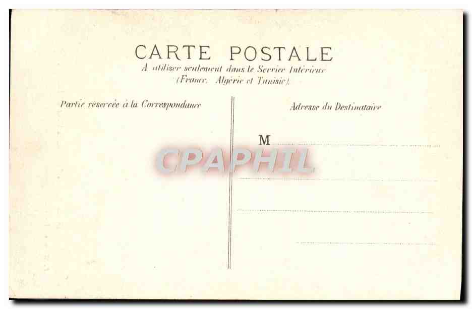 CPA Paris Porte De La Cour Du Dragon — Rückseite