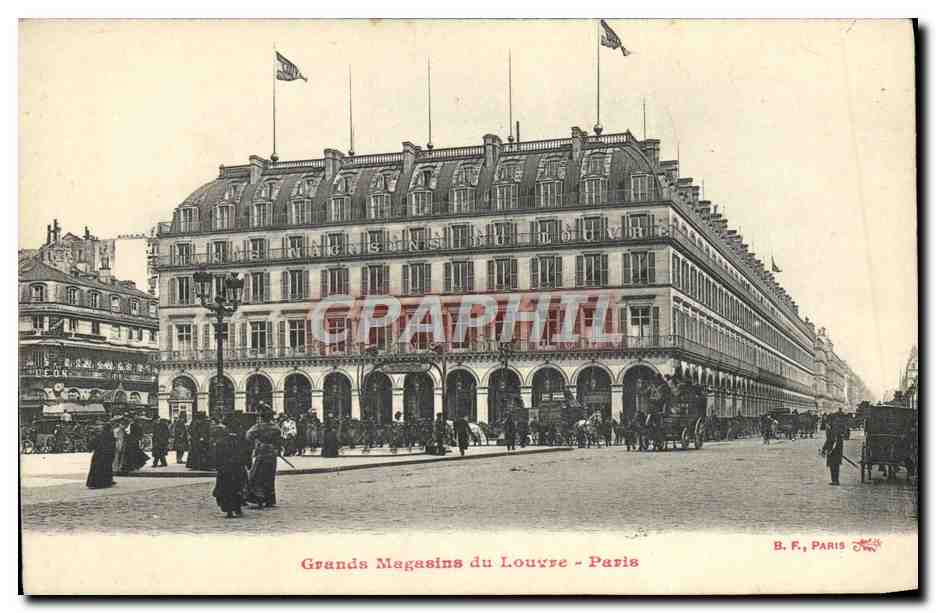 CPA Grands Magasins Du Louvre Paris