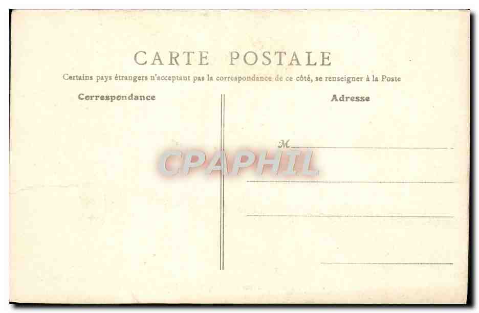 CPA Grands Magasins Du Louvre Paris — Verso