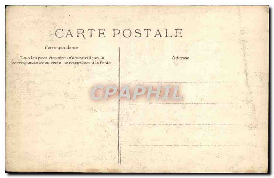 Crue de la Seine — Paris - Rue Massillon — Le 30 Janvier 1910 — Rückseite