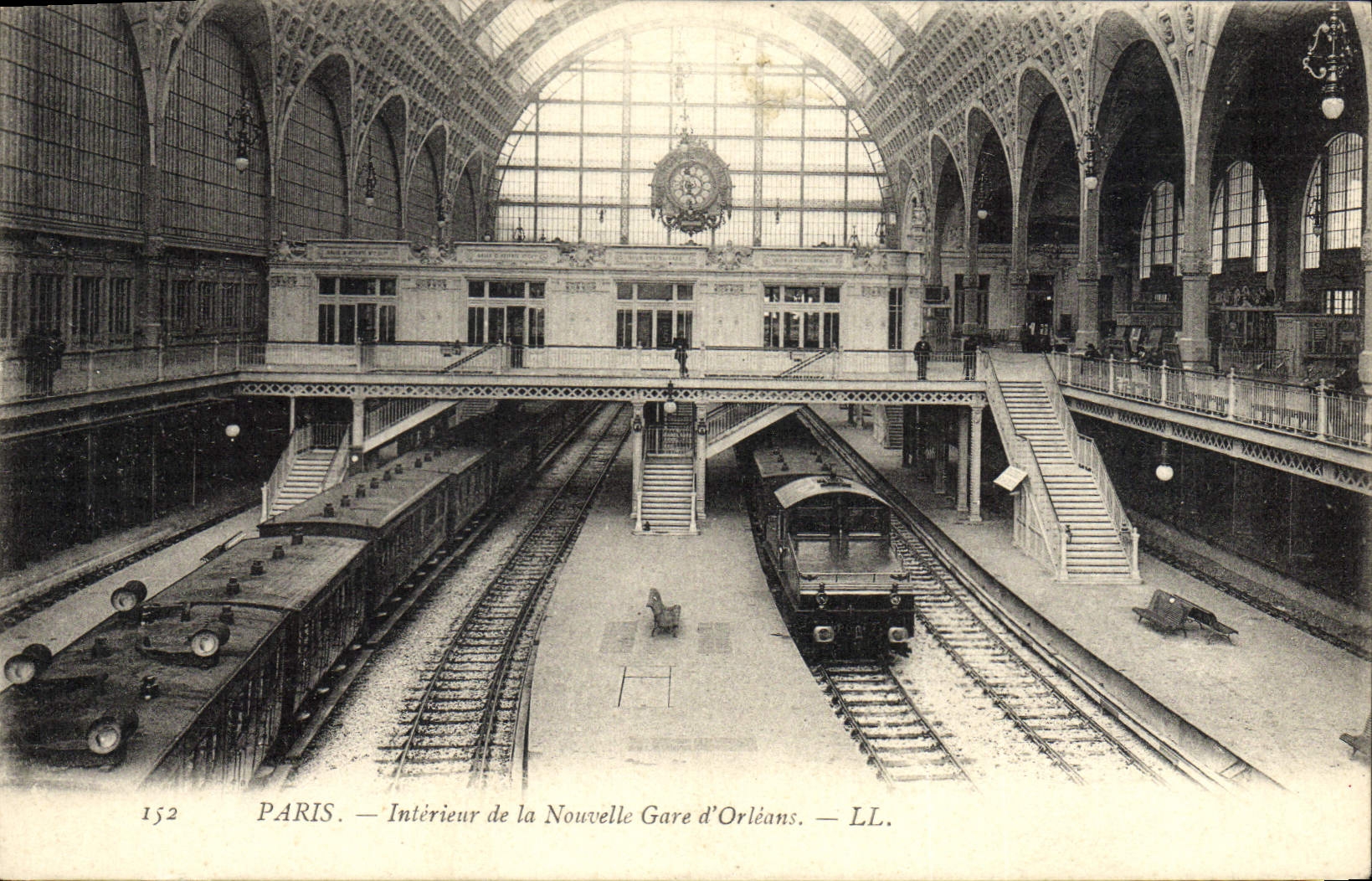 Paris — Intérieur de la Nouvelle Gare d'Orléans — LL. — N° 152