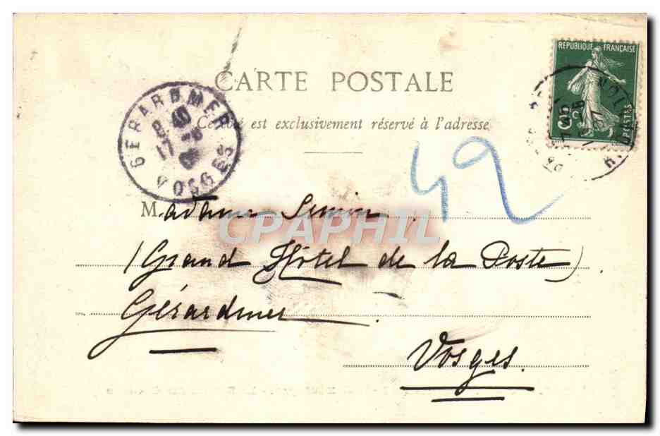 CPA Paris Avenue Du Bois De Boulogne Le Retour Des Courses — Rückseite