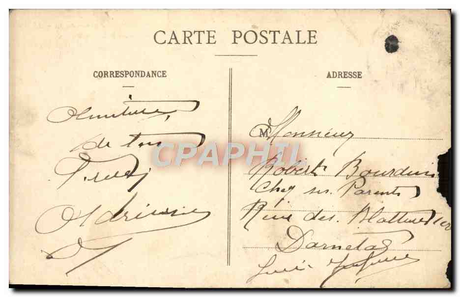 Paris - Panorama de la Cité Notre-Dame - C.M. - Publ. Française — Back