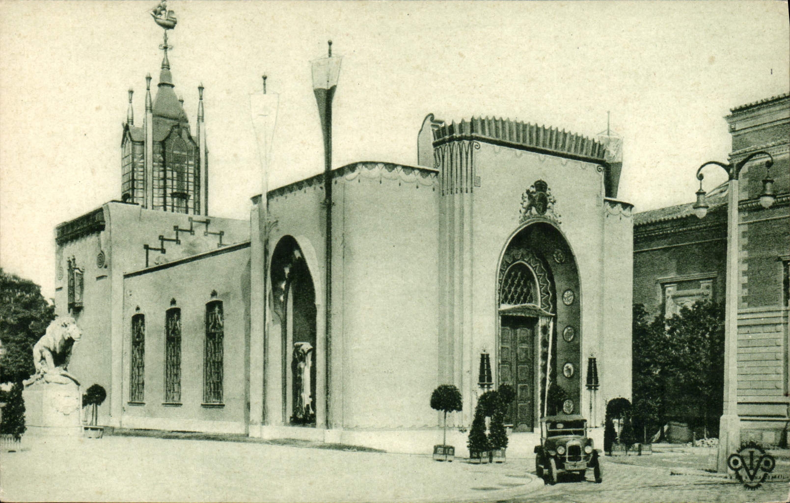 CPA Exposition Internationale Des Arts Decoratifs Le Pavillon De La Grande Bretagne