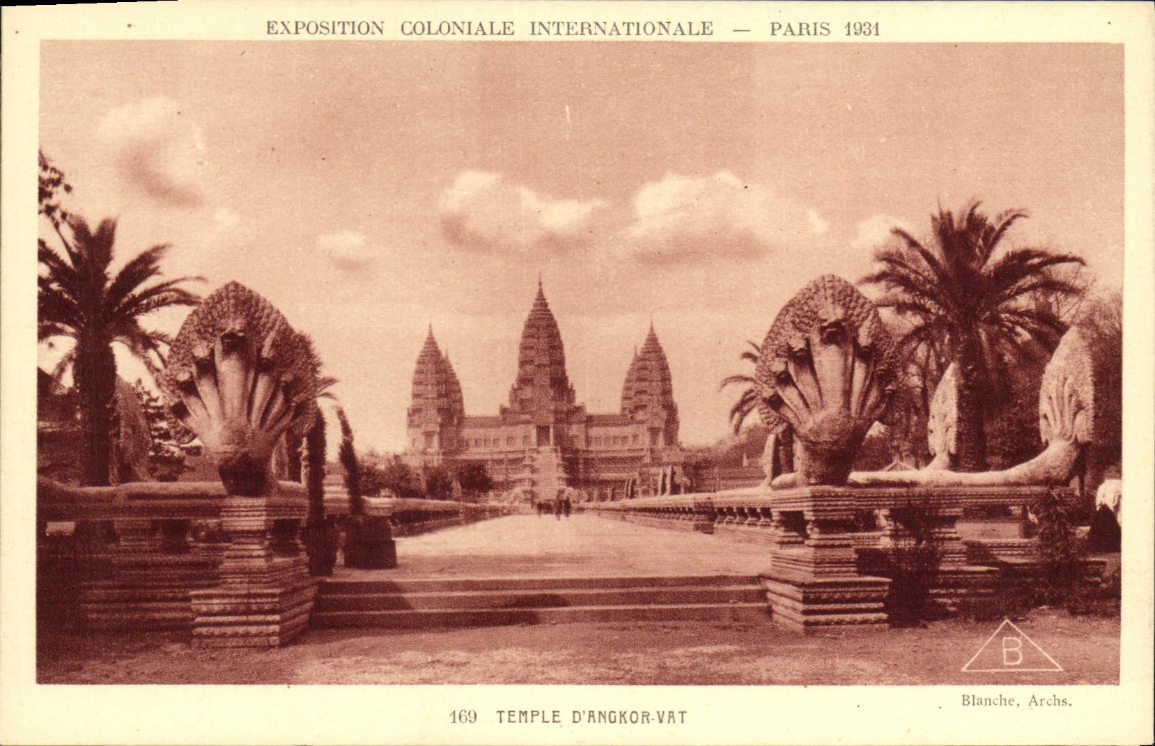 CPA Exposition Internationale Paris 1931 Temple D'Angkor Vat