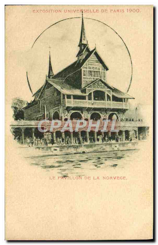 CPA Exposition Internationale De Paris 1900 Le Pavillon De La Norvege